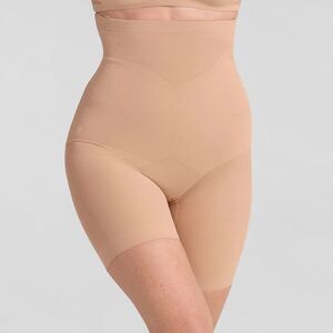 Honeylove SuperPower All Over Sculpt Shorts in Sand Size Large